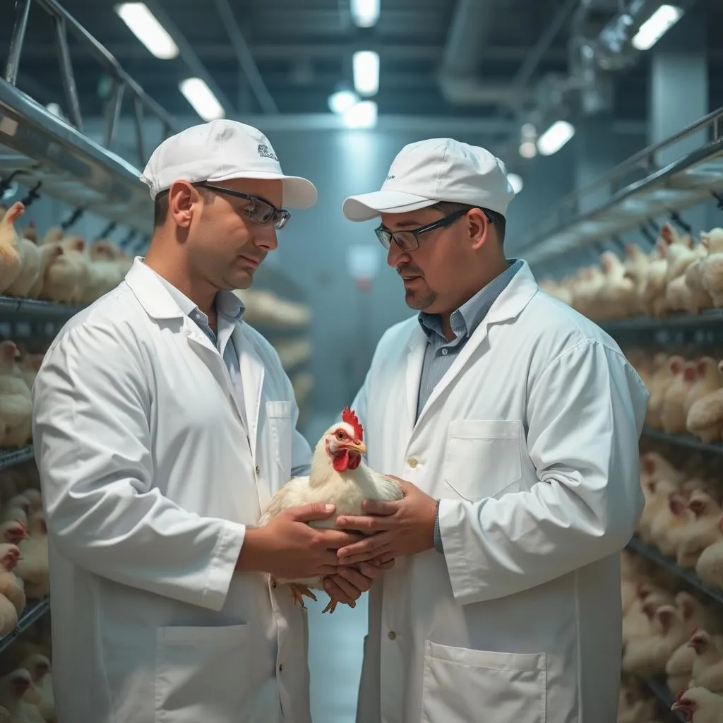 EuroChick founders in their first facility
